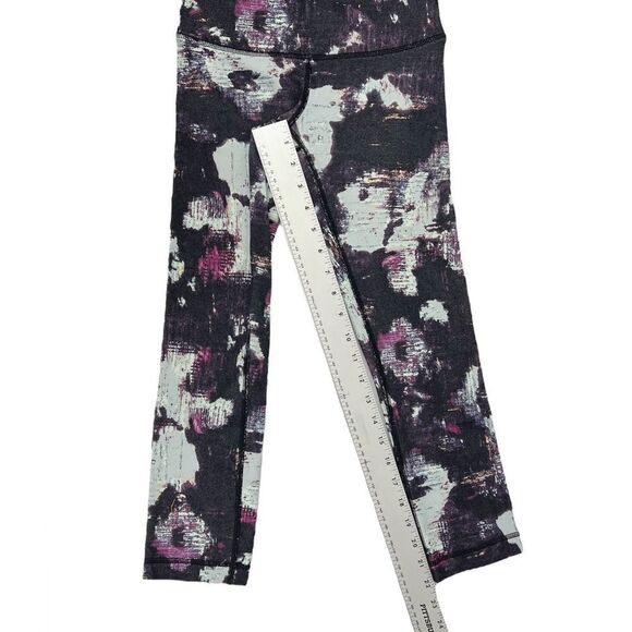 Lululemon Wunder Under Crop Leggings Kara Blossom Multi Size 4 - Picture 5 of 8